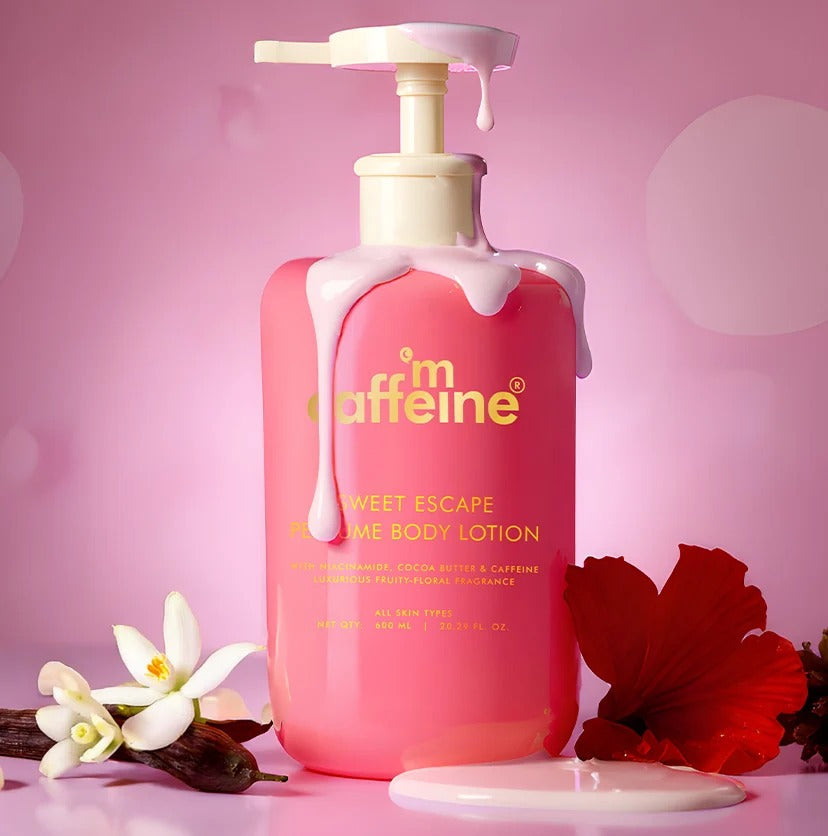 mCaffeine Sweet Escape Perfume Body Lotion - 600ml