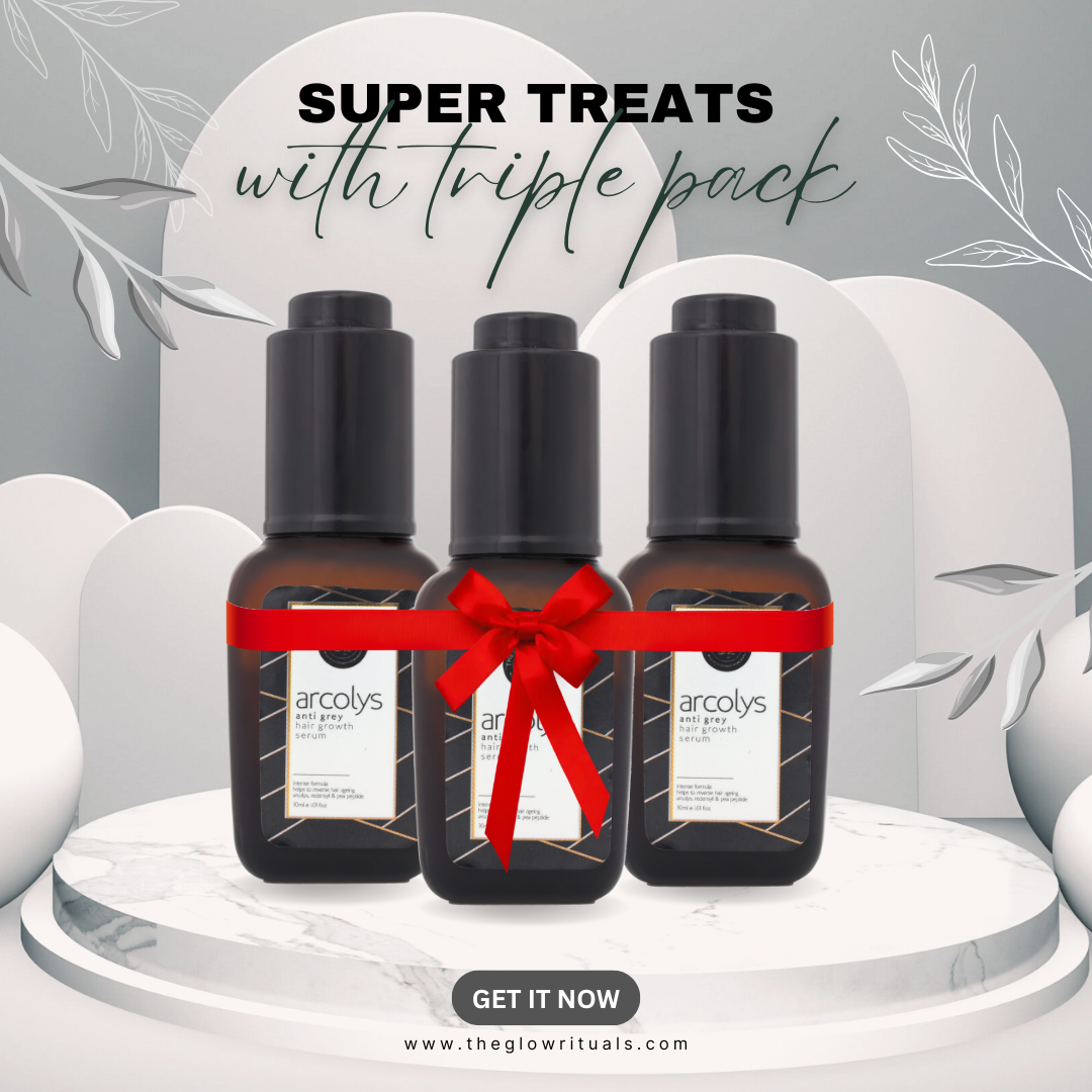 The glow rituals Anti-Grey Hair Serum - Combo Of 3