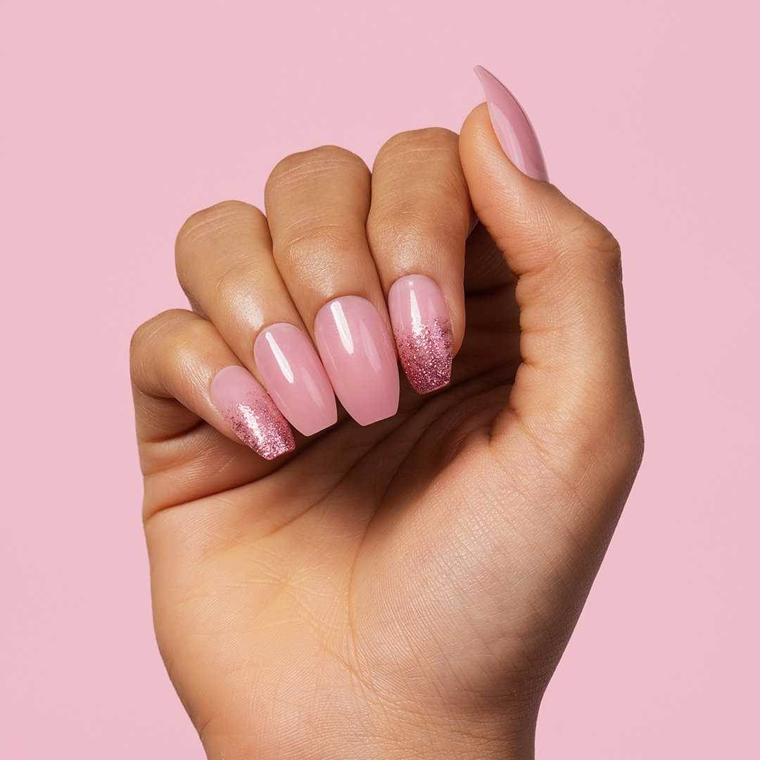 Gush Beauty Weekend Glossy Press-On Nails (Long Coffin)