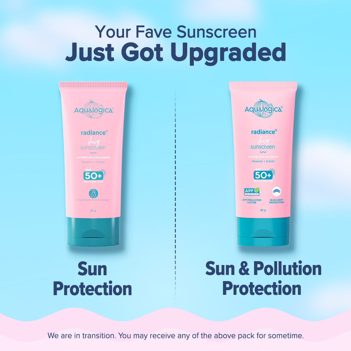 Aqualogica Radiance+ Dewy Sunscreen Spf 50 & Pa++++