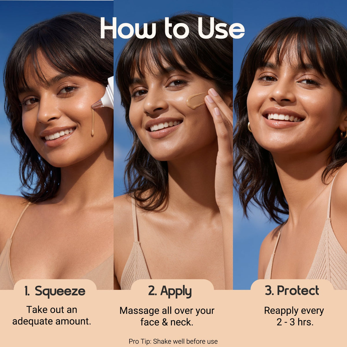 Aqualogica 3-In-1 Tinted Sun Serum - 50g
