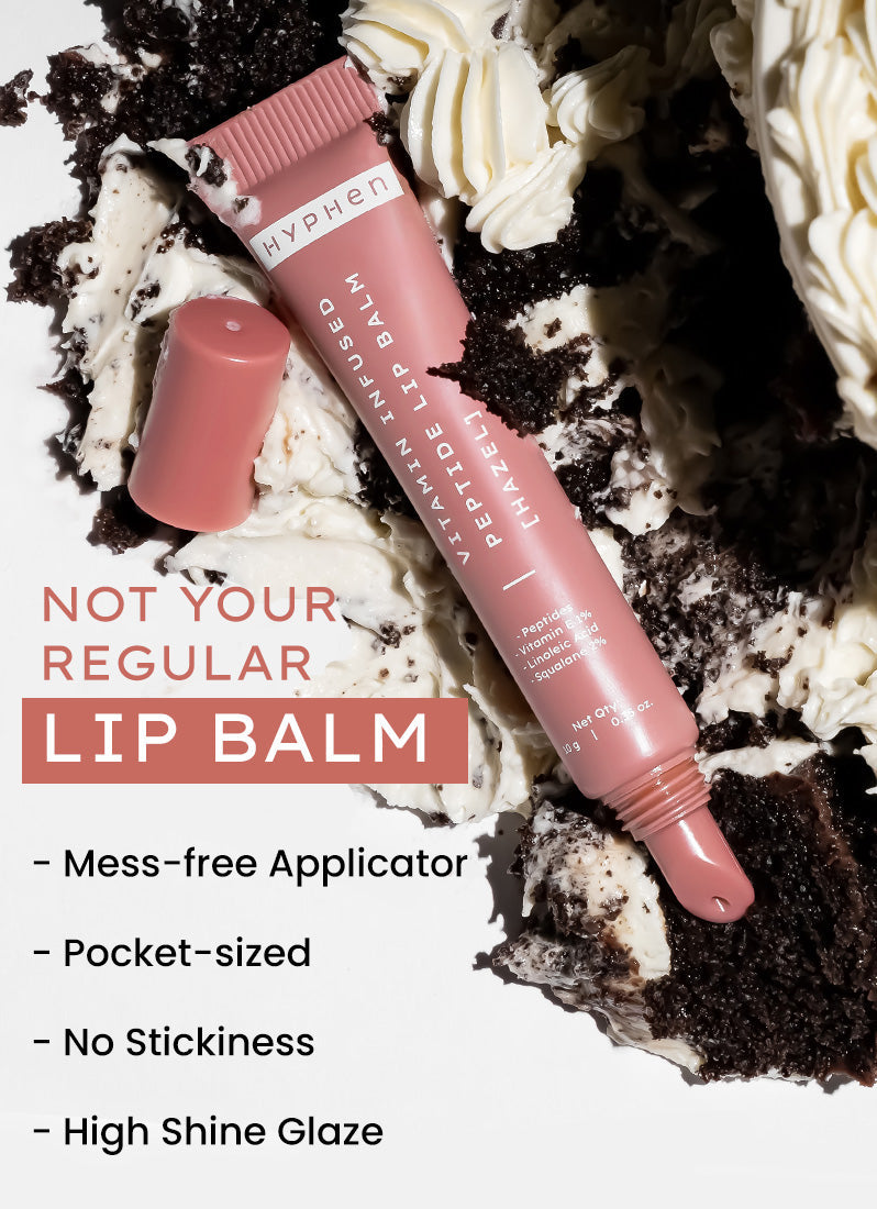 Vitamin Infused Peptide Lip Balm - Hazel (Peachy Nude)