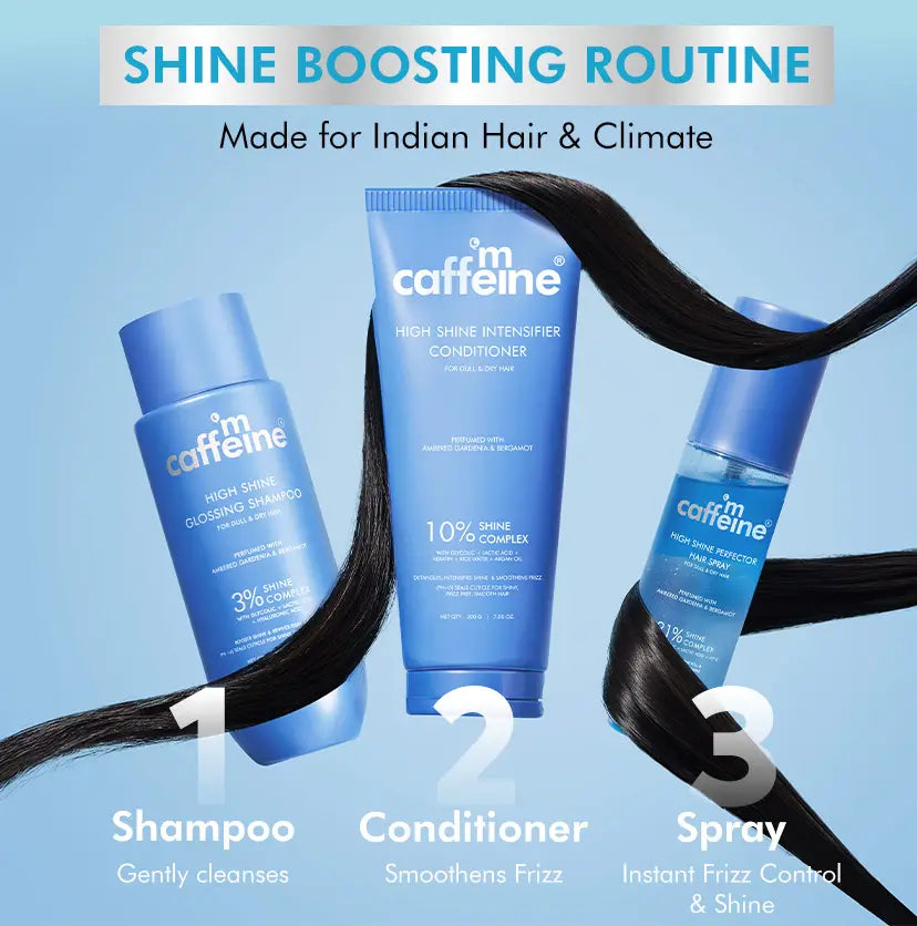 mCaffeine Anti-Frizz Perfume Hair Spray - 100g