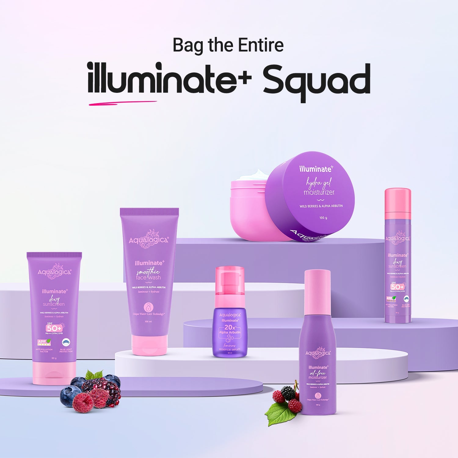 Aqualogica Illuminate+ Dewy Gel Sunscreen Spf 50+ Pa++++
