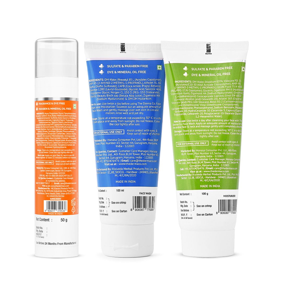 Derma Co Oily Skin Essentials
