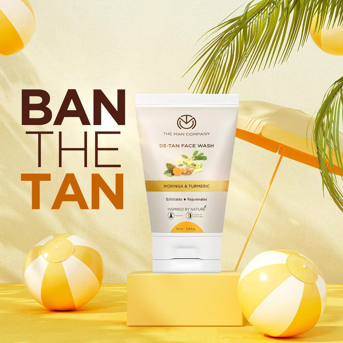 The Man Company De-Tan Face Wash - 100 ML