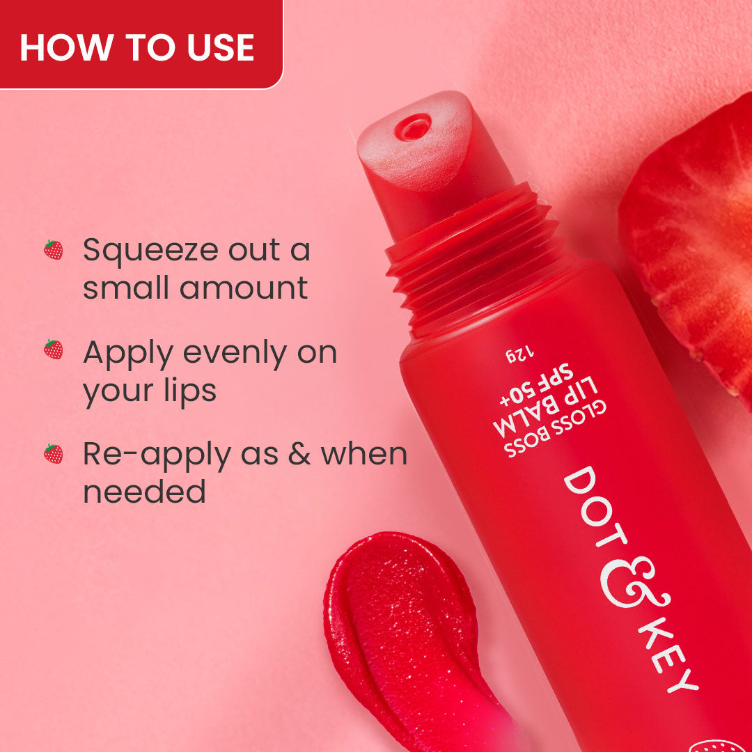 Dot & Key Vitamin C + E Gloss Boss Lip Balm In-Vivo Tested SPF 50+ PA+++