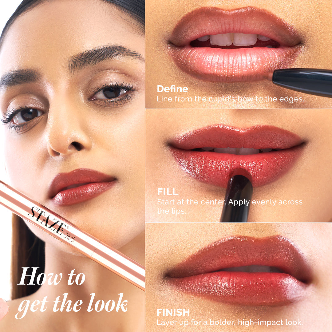 Staze Twin Flame 2in1 Lipstick + Lip Liner