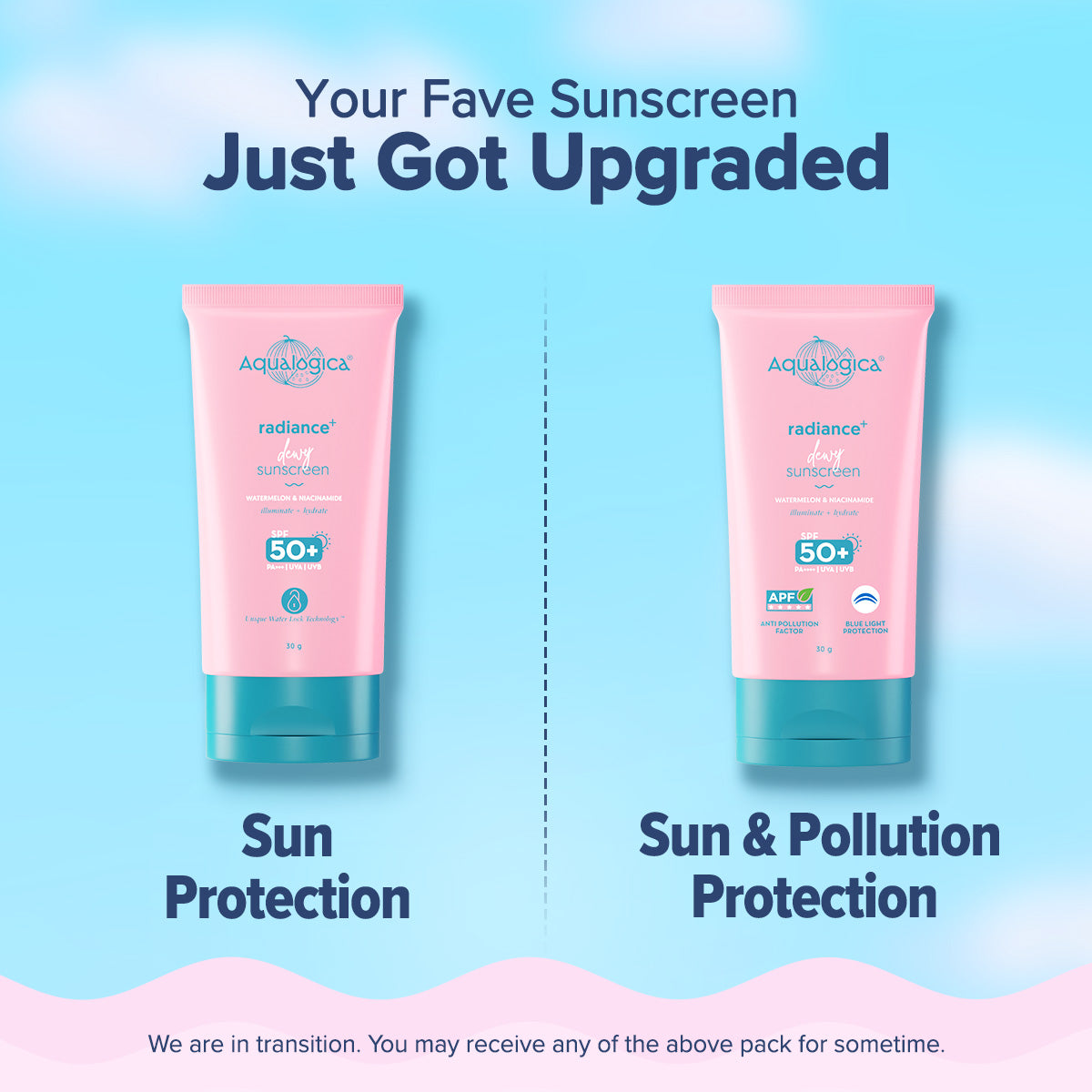 Aqualogica Radiance+ Dewy Sunscreen Spf 50 & Pa++++