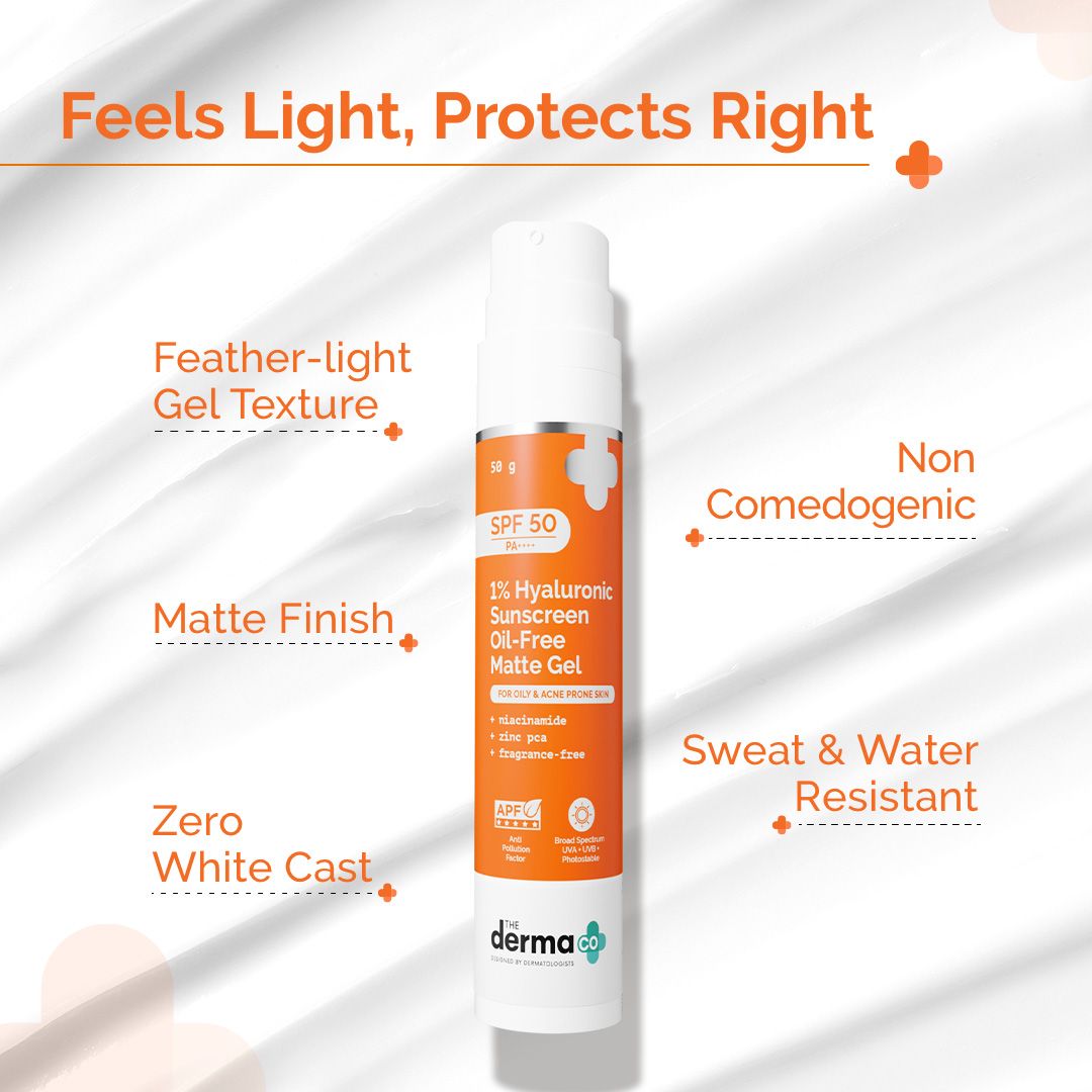 Derma Co 1% Hyaluronic Sunscreen Oil-Free Matte Gel In Vivo Tested