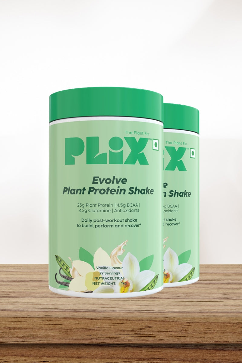 Plix Evolve Performance Plant Protein Powder (Vanilla, 2Kg)