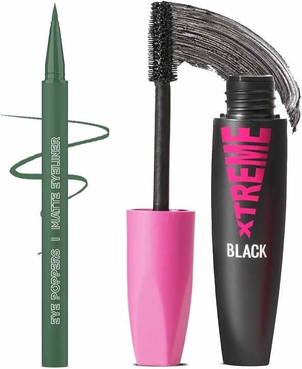 Glam21 Eye Poppers Eyeliner - Mint To Be + Mascara
