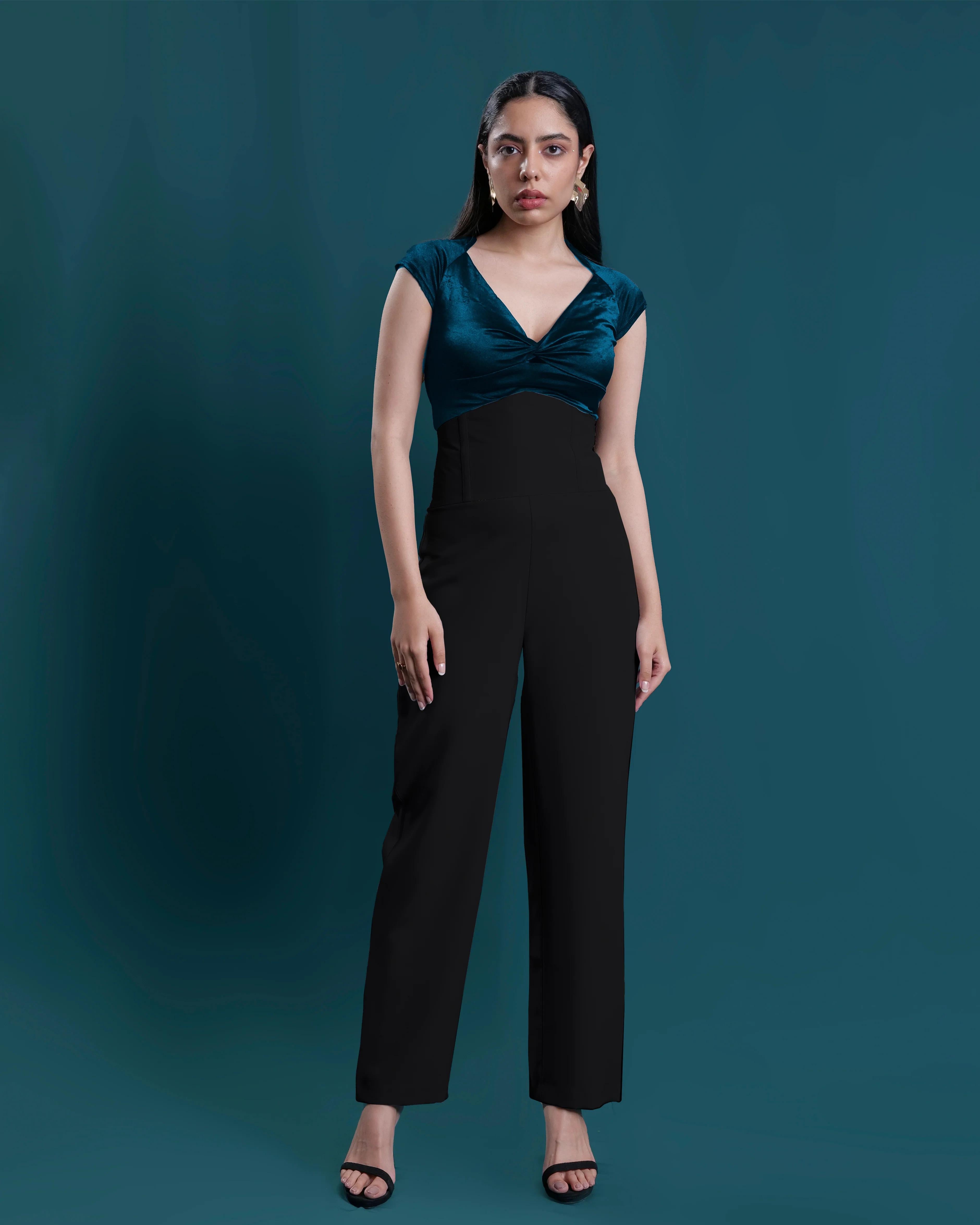 Studio OJS Black Corset Trousers