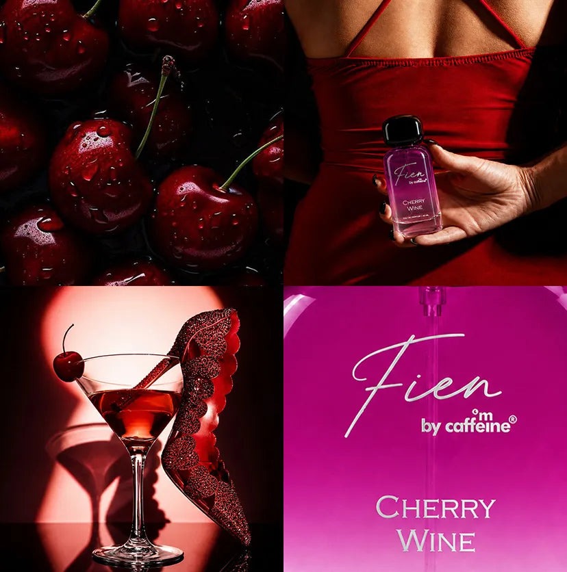 mCaffeine Cherry Wine Perfume for Women - 50 ml