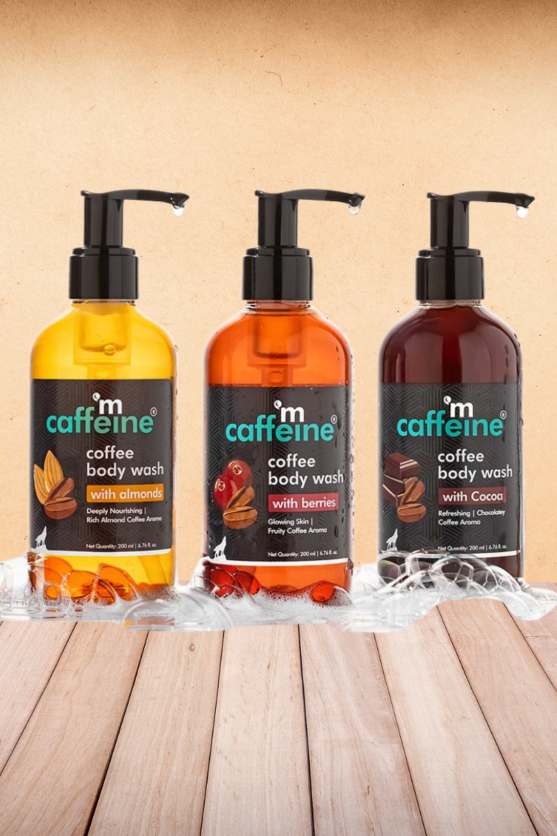 mCaffeine Coffee Body Washes Trio