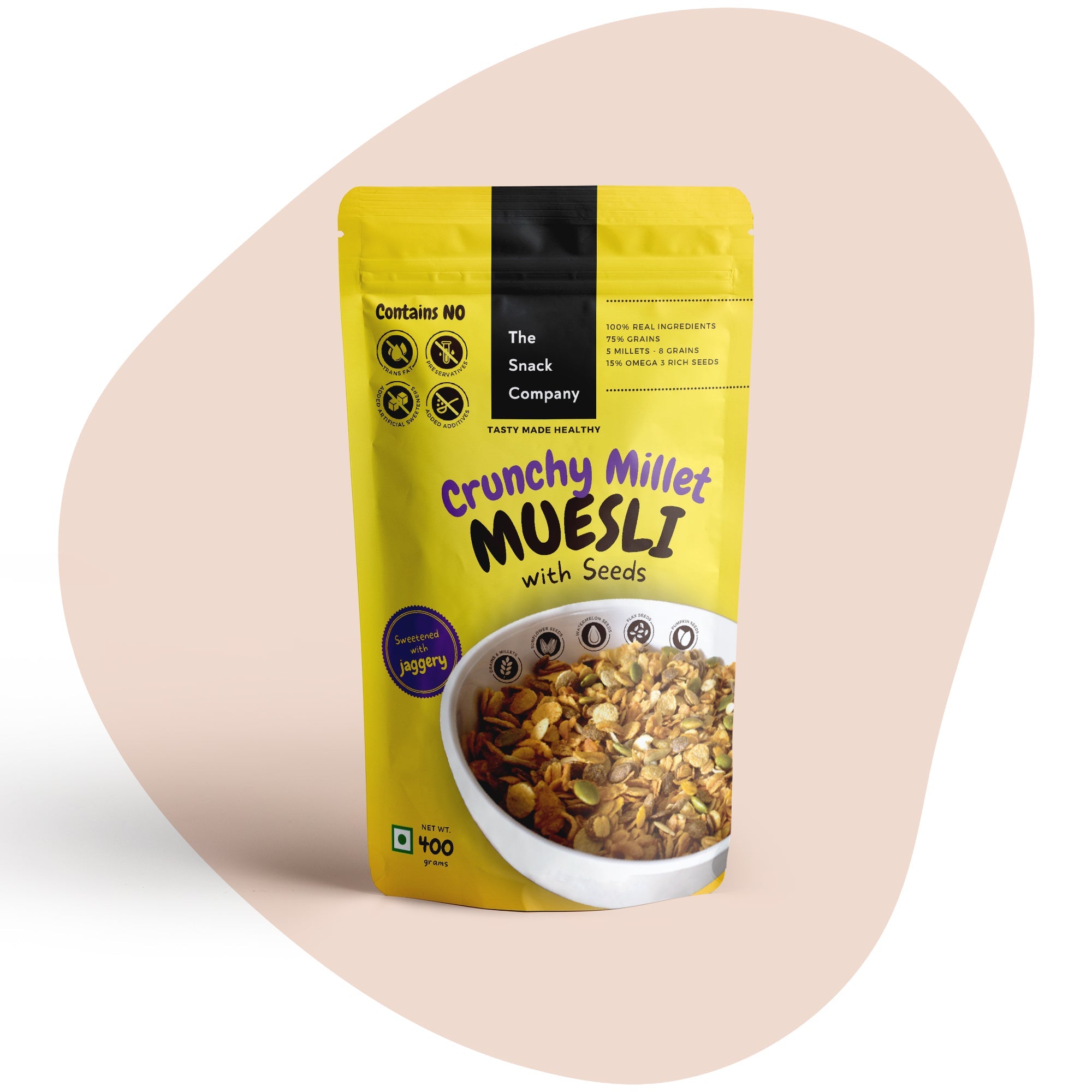 The Snack Company Crunchy Millet Muesli with Seeds