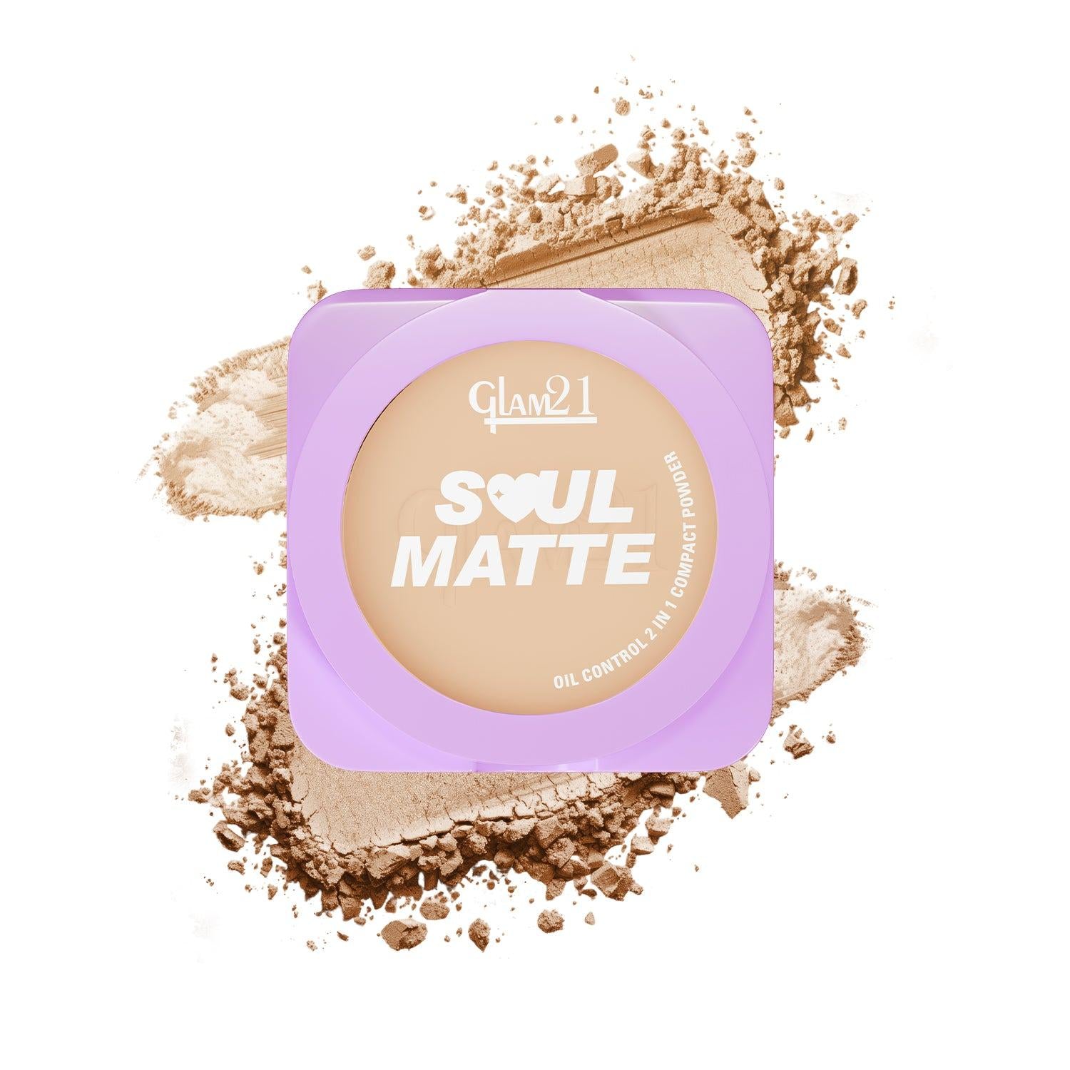 Glam21 Soul Matte Compact - Caramel Glow