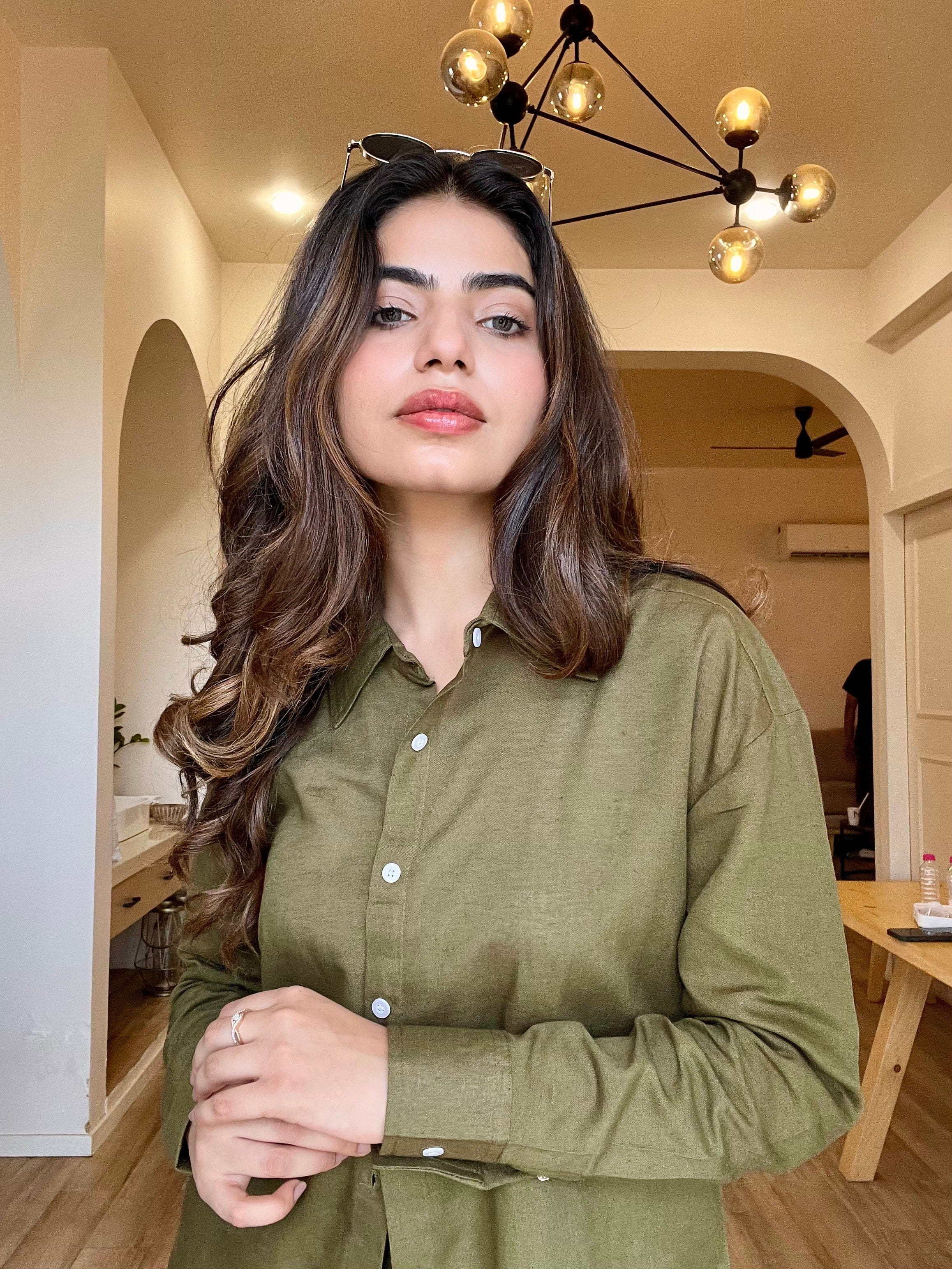 Sugnaa Oversized Cotton Shirt & Shorts