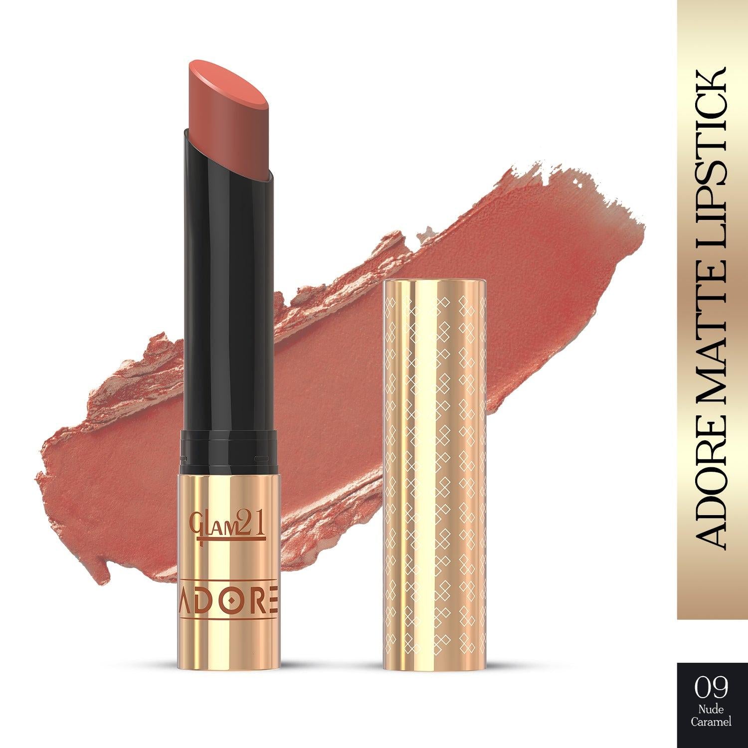 Glam21 Adore Lipstick - Nude Caramel