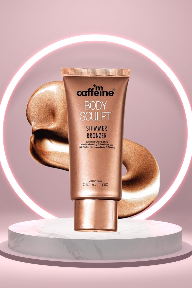 mCaffeine Body Shimmer Bronzer Lotion