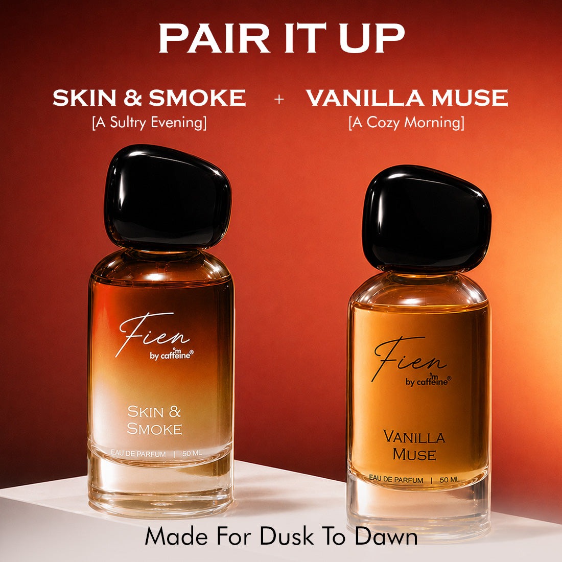 mCaffeine Skin & Smoke Unisex Perfume - 50 ml