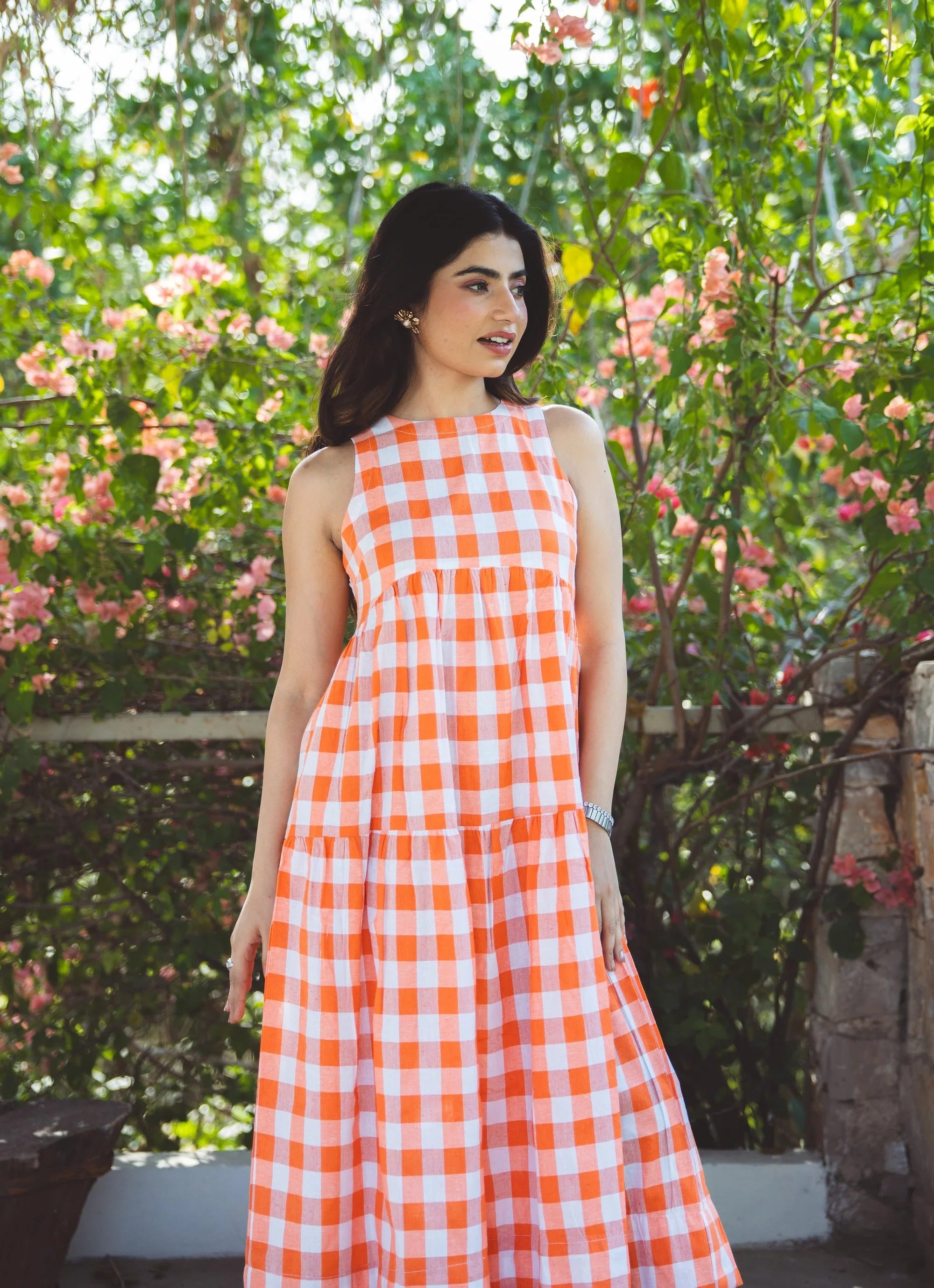 Sugnaa Classic A-Line Gingham Dress - Miranda