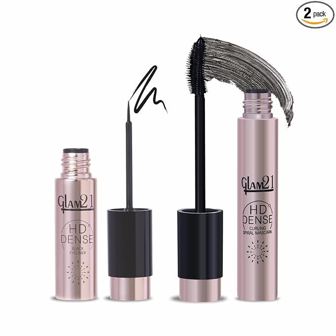Glam21 HD Dense Eyeliner + Mascara Combo