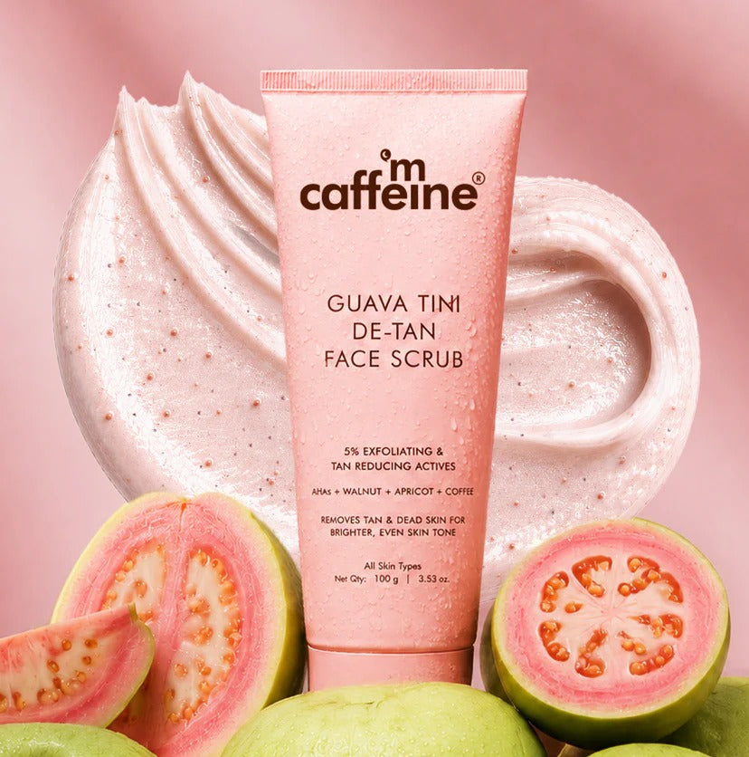 mCaffeine Guava Tini De-Tan Face Scrub - 100gm