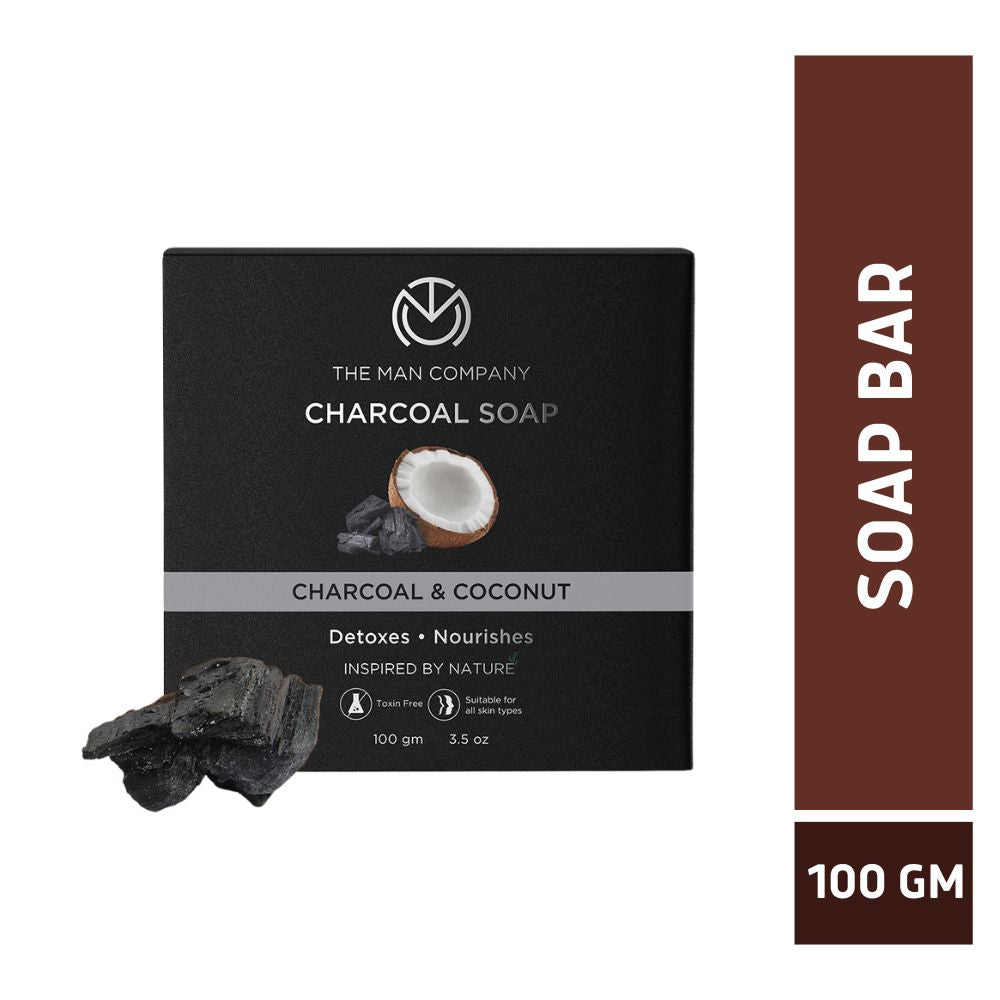 The Man Company Charcoal Soap - 100g