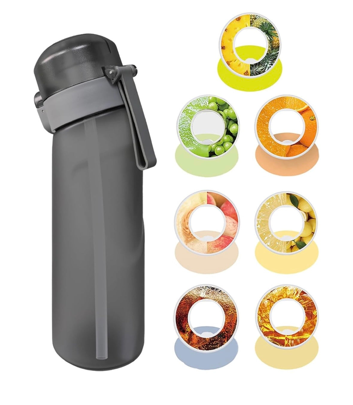 Dimorra Air-Up Scent-Based Water Bottle – Ombré Starter Kit with 5 Flavor Pods