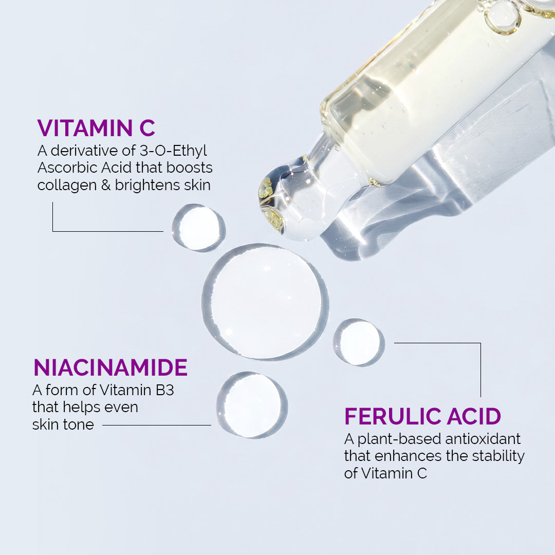 Derma Co 10% Vitamin C Face Serum with 5% Niacinamide & Hyaluronic Acid