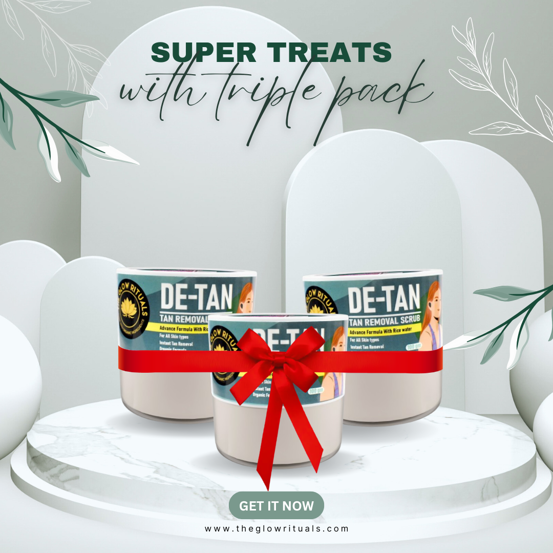 The glow rituals Detan Scrub - Combo Of 3