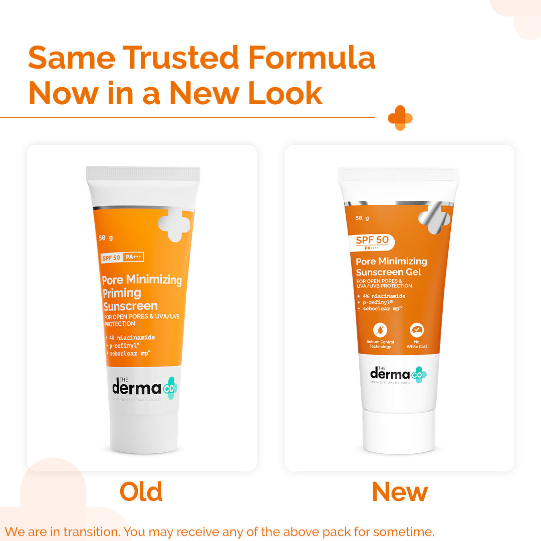 Derma Co Pore Minimizing Sunscreen Gel SPF 50 PA+++