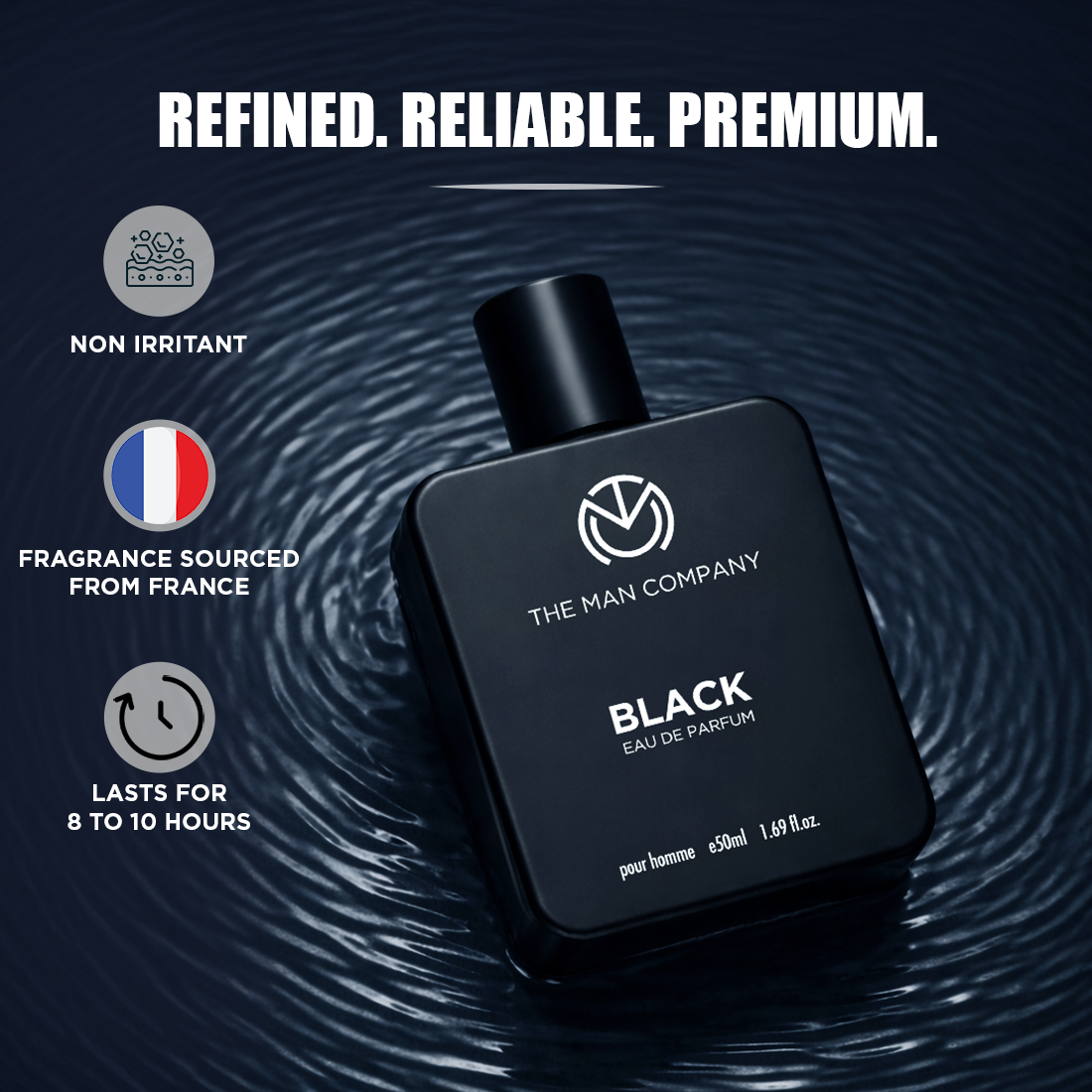 The Man Company Eau De Parfum Black - 50ml