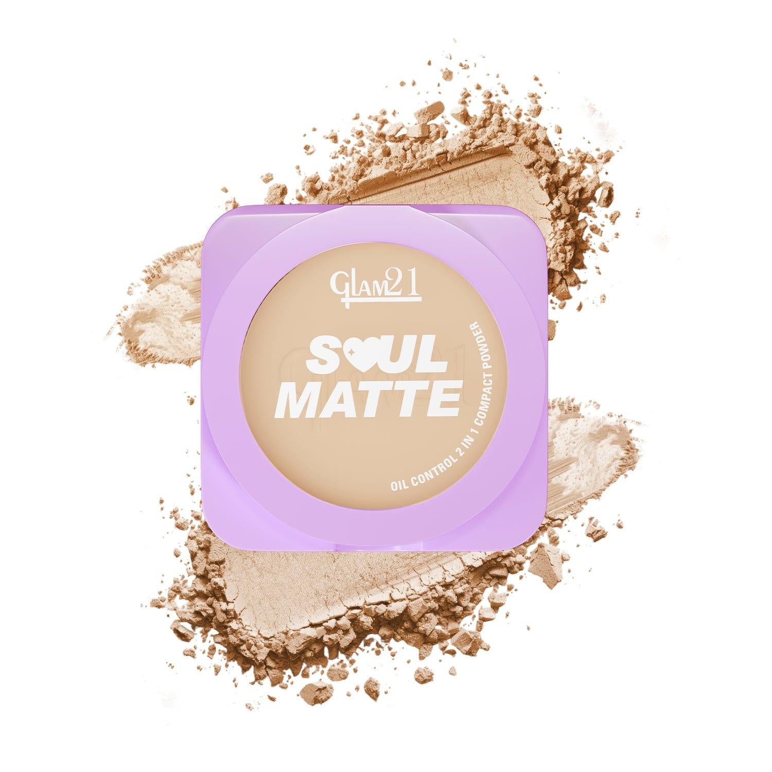 Glam21 Soul Matte Compact - Honey Beige