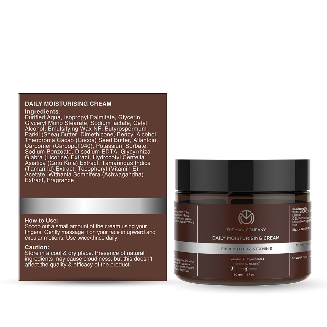 The Man Company Moisturising Cream - 50gm