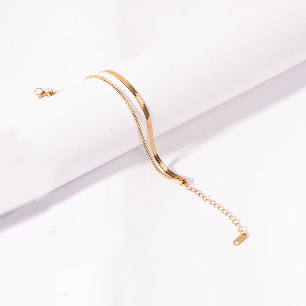 Salty Luxe Layer Anklet