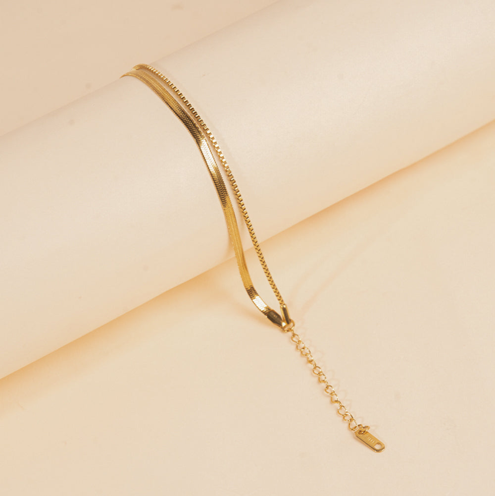 Salty Luxe Layer Anklet