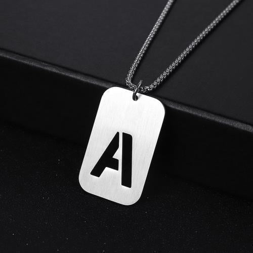 Salty Dainty Alphabet Pendants