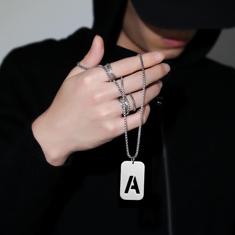 Salty Dainty Alphabet Pendants