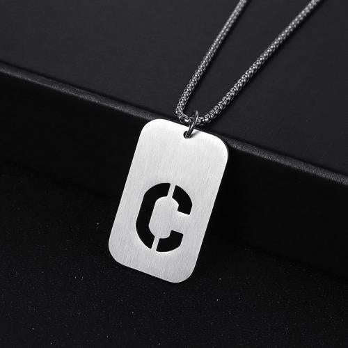 Salty Dainty Alphabet Pendants