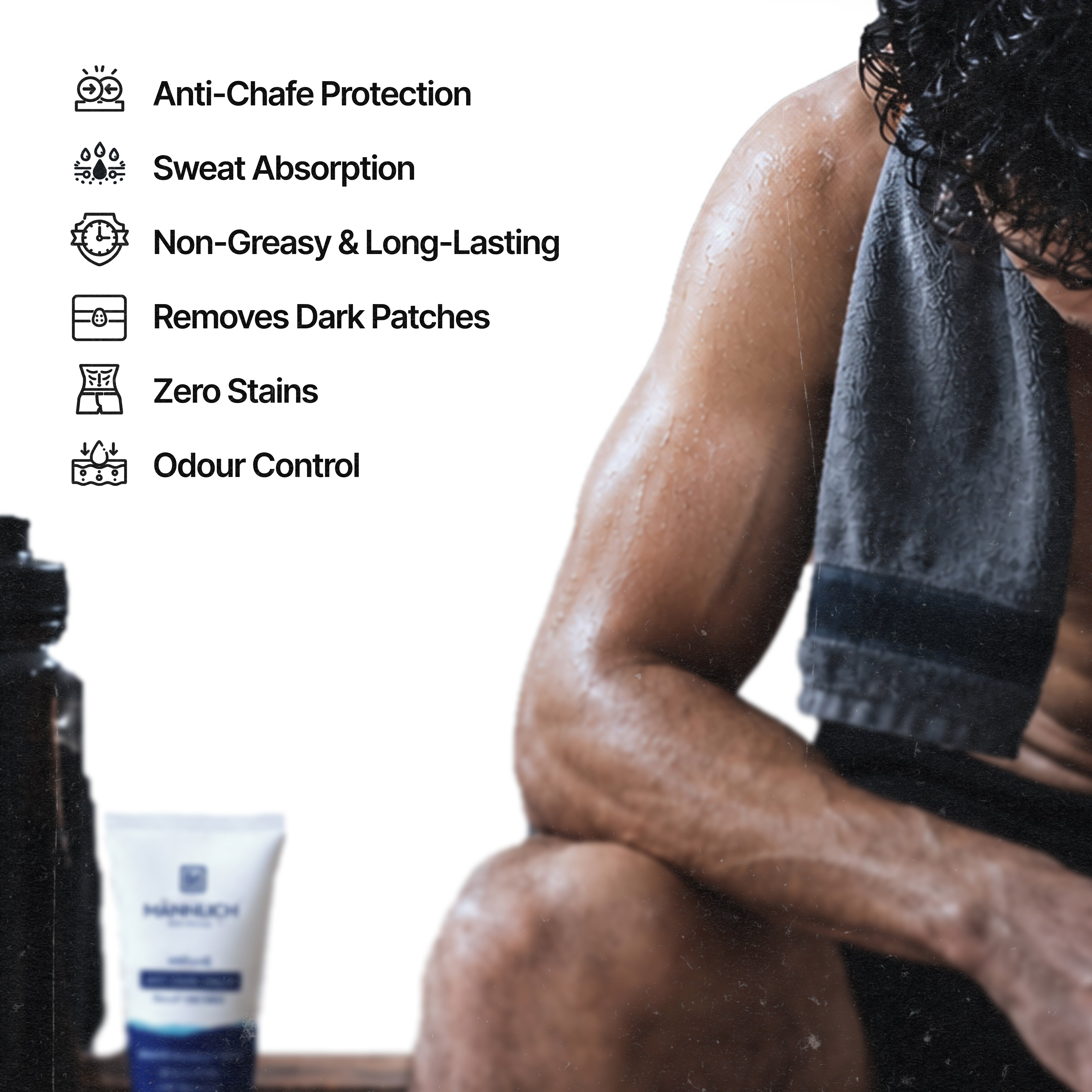 Mannlich Anti Chafing Cream & Intimate Foaming Wash
