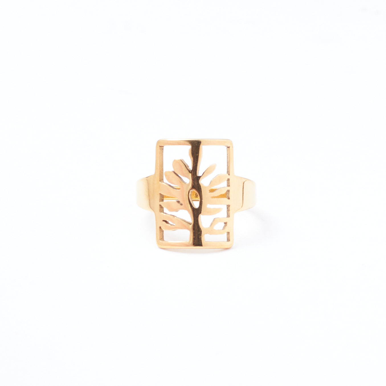 Salty Antique Square Symphony Ring