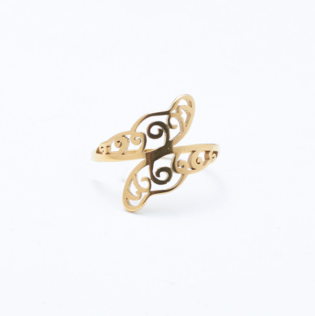 Salty Antique Winged Ring