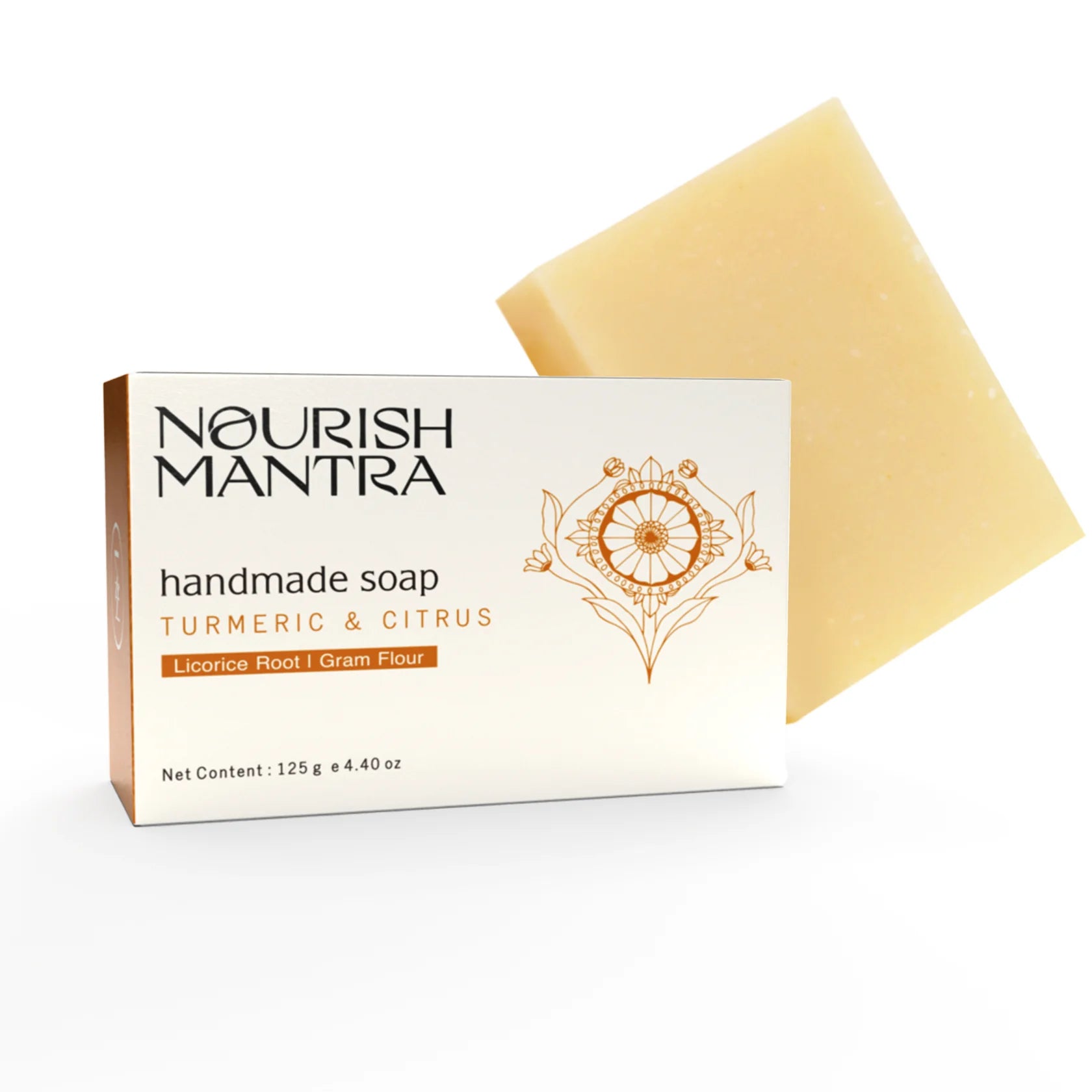 Nourish Mantra Turmeric & Citrus Handmade Bathing Bar Soap