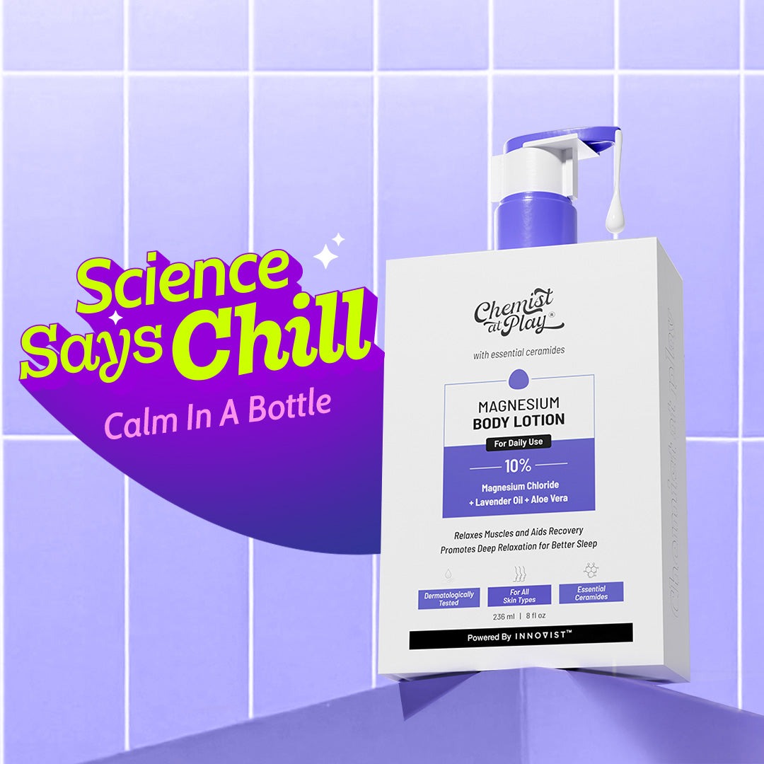 Chemist at Play 10% Magnesium Body Lotion with Lavender Oil & Aloe Vera - 236 ml