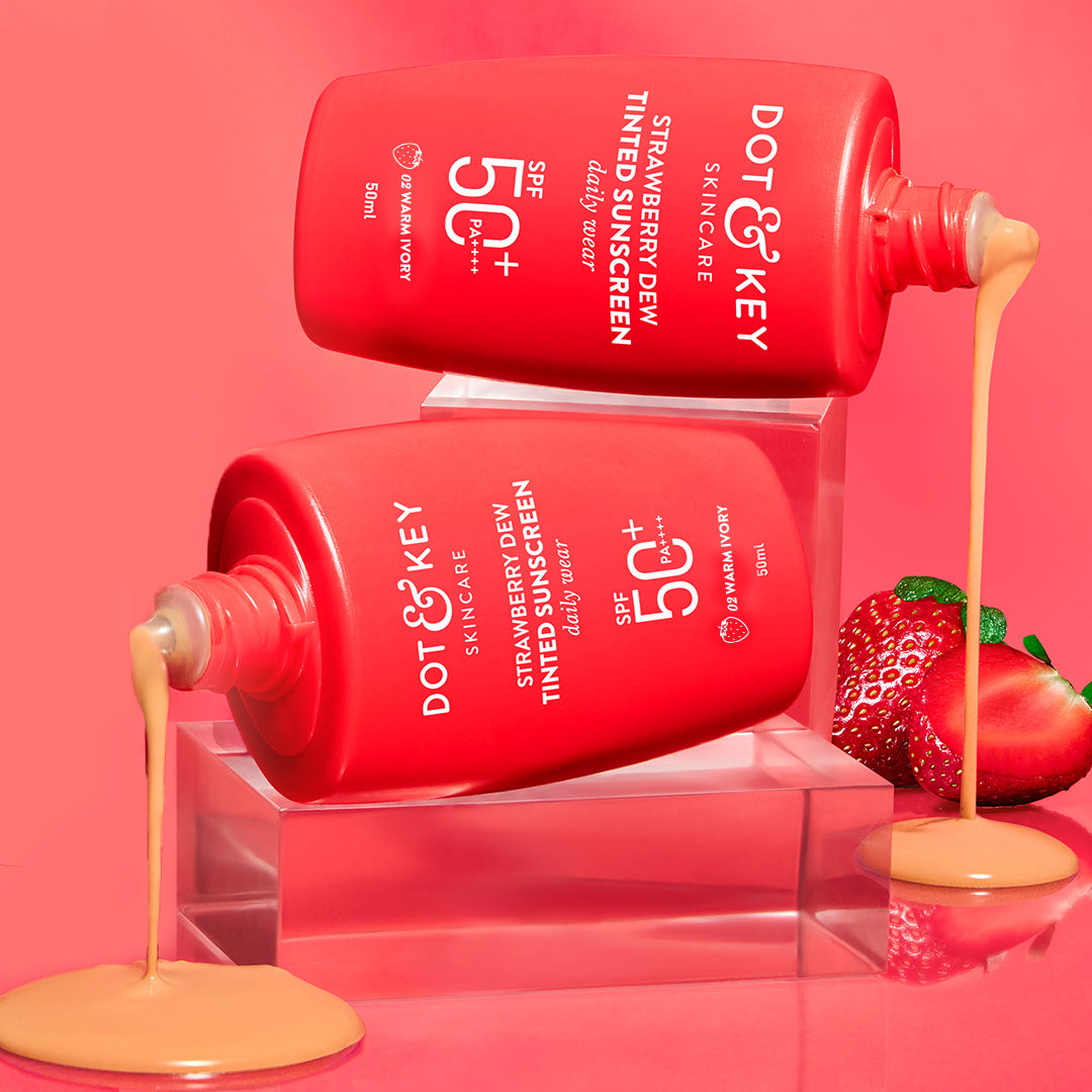 Dot & Key SPF 50+ Tinted Sunscreen Warm Ivory- Pack of 2 - 100ml