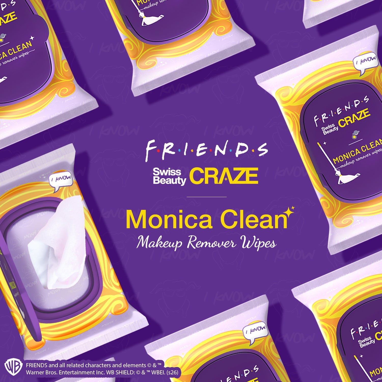 Swiss Beauty CRAZE Monica Clean Makeup Remover Wipes