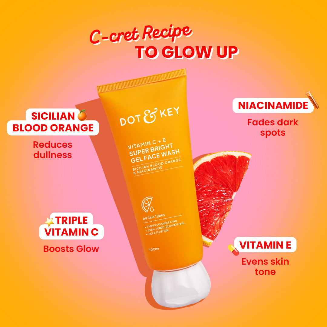 Dot & Key Vitamin C + E Super Bright Gel Facewash