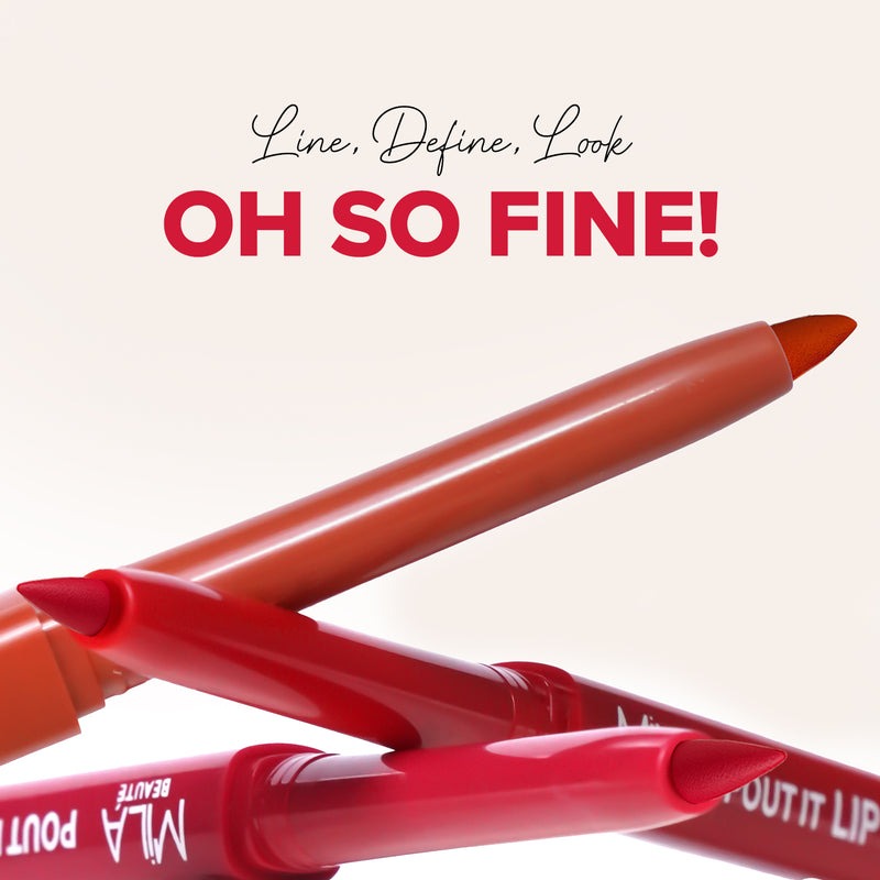 Mila Beaute Pout It Matte Lip Liner - Set of 12